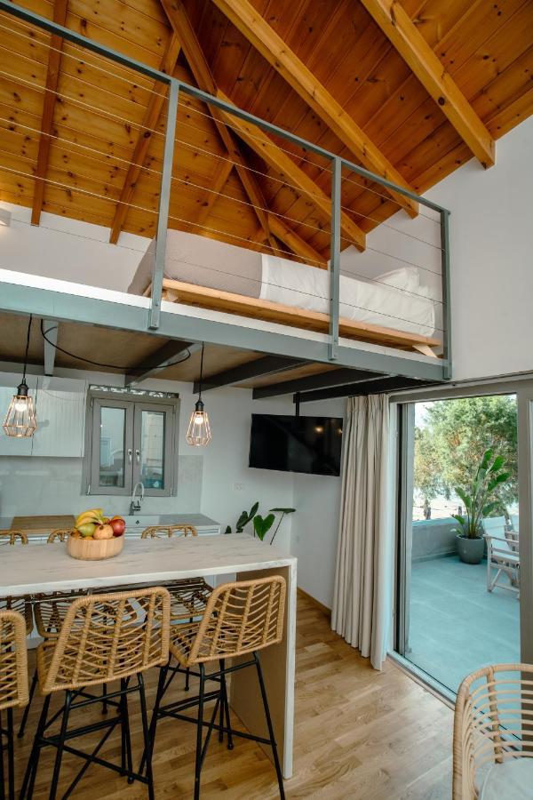 Fragios Beach House Chrissi Akti Chania Exterior foto